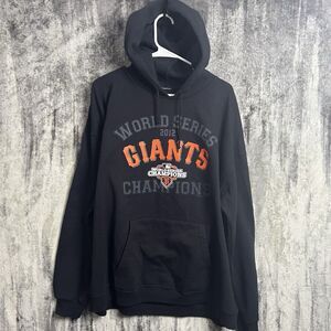 2012 World Series Champions San Francisco Giants Hoodie size XL Black